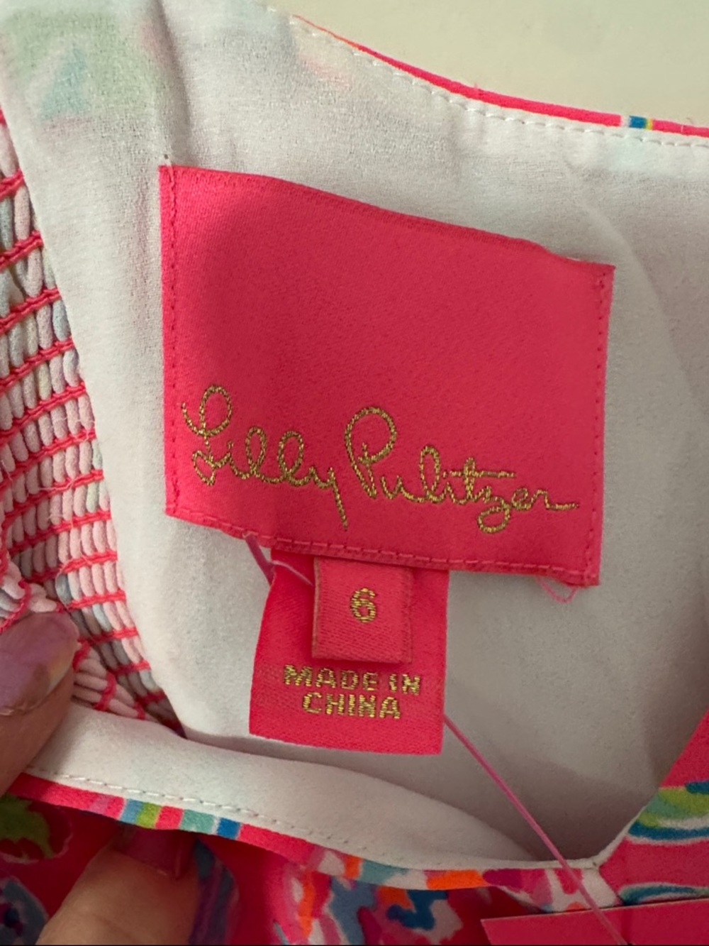 Lilly Pulitzer Scarlet Stretch Dress Pink Isle Print: Shell Me Something Good - Picture 9 of 12
